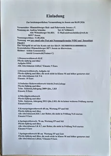 Ausschreibung